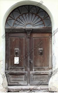 door double wooden ornate 0008